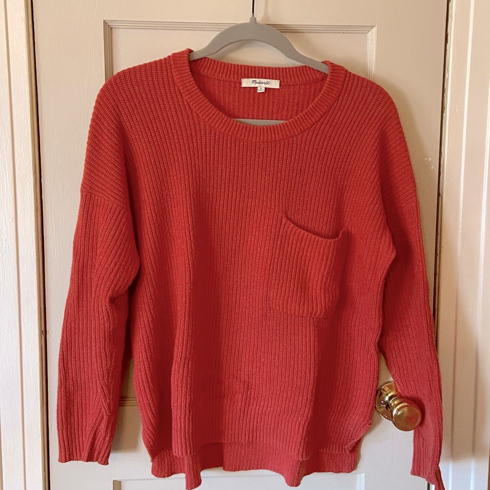 Madewell ribbed crewneck sweater